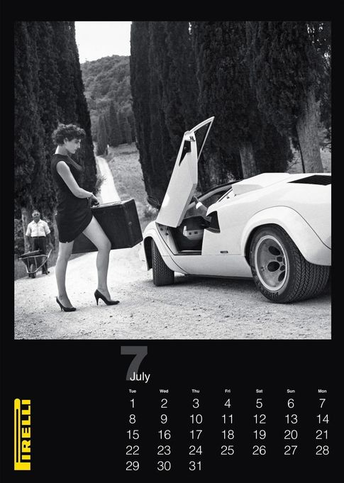 Foto: Imagen de Antonia Dell'Atte para Pirelli en 1986 publicada en el calendario 2014