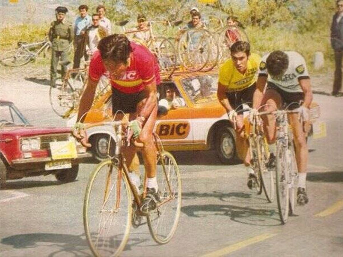 Foto: Ocaña, Merckx y Thevenet. (Imagen de archivo)