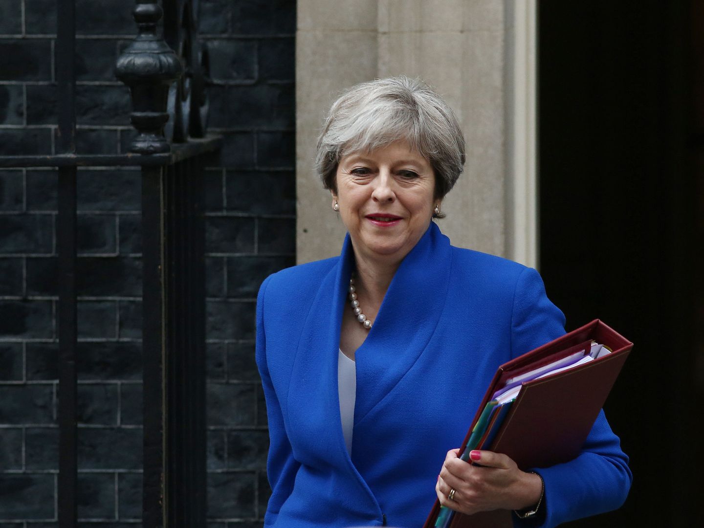 La primera ministra británica, Theresa May, en julio de 2017. (Reuters)