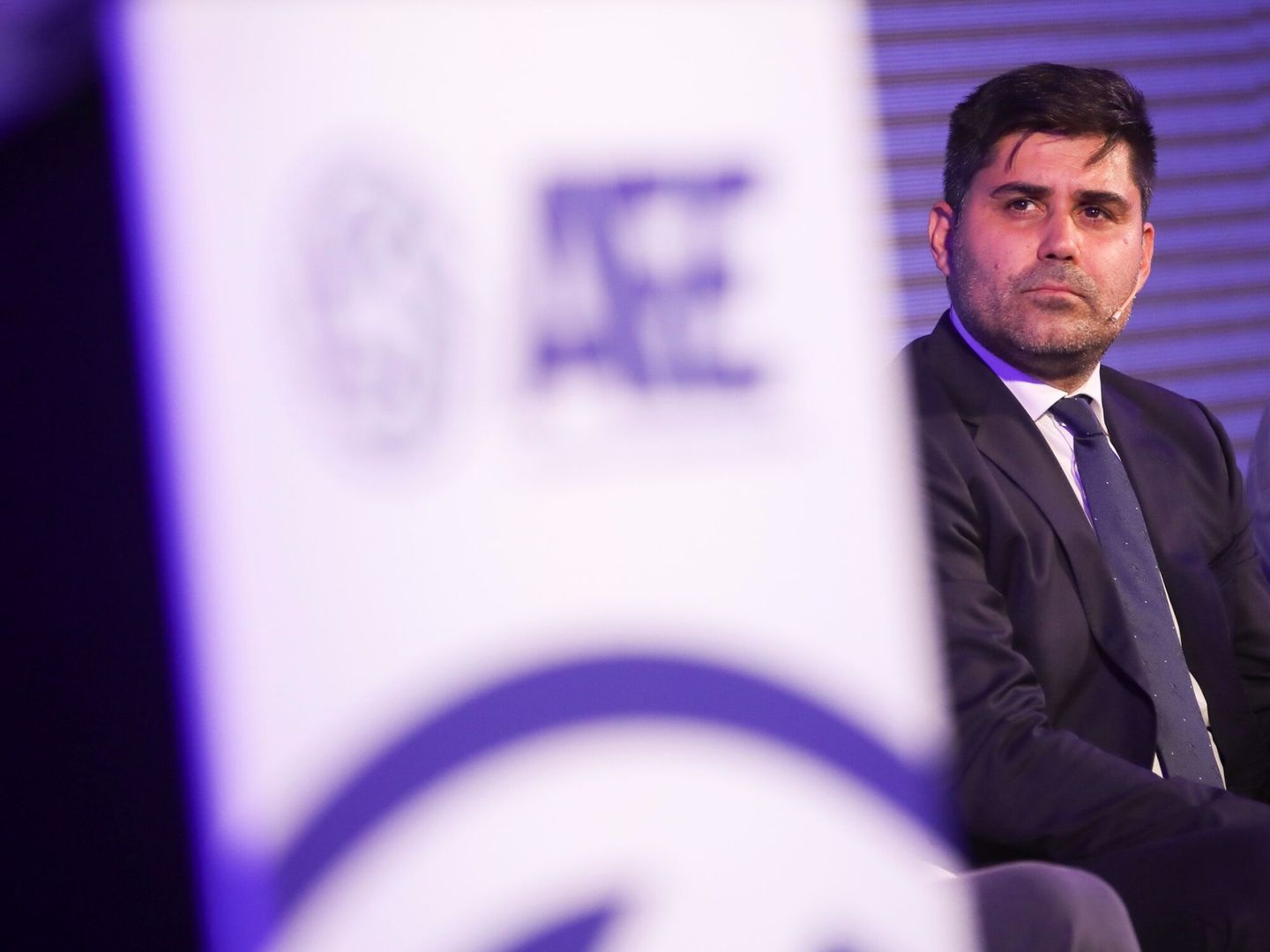 David Aganzo, presidente de la Asociación de Futbolistas Españoles. (EFE/David Fernández) 