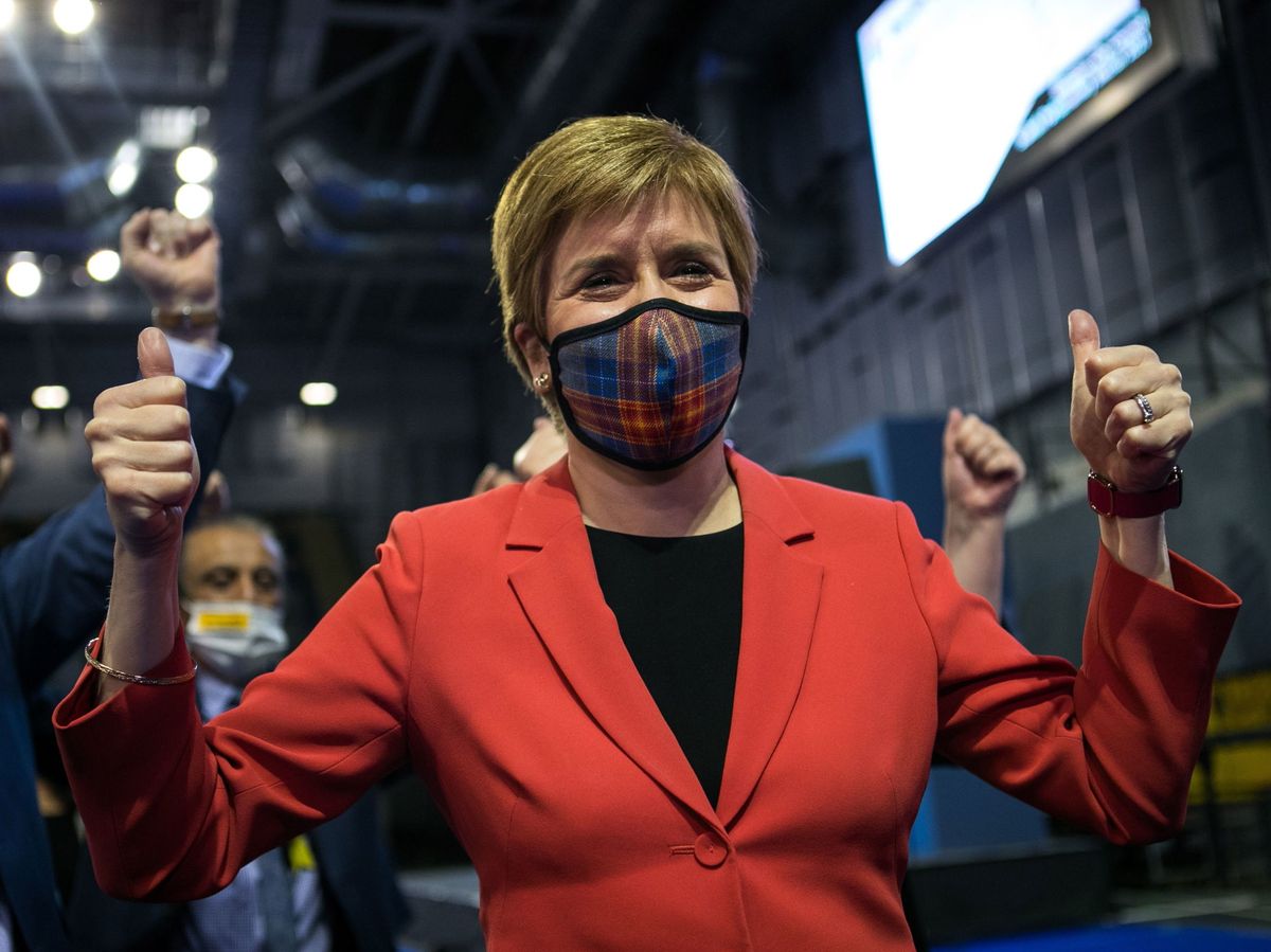 Foto: La ganadora de las elecciones, Nicola Sturgeon. (EFE)