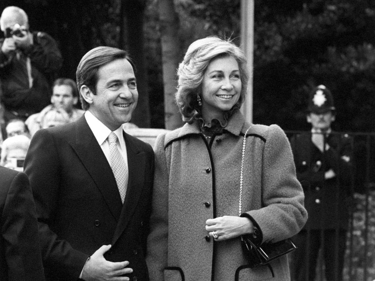 Foto: La reina Sofía y su hermano Constantino. (Cordon Press)
