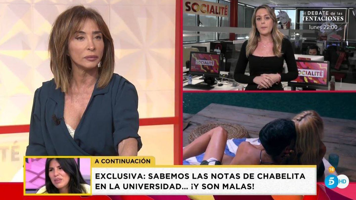 La presentadora María Patiño. (Mediaset España)