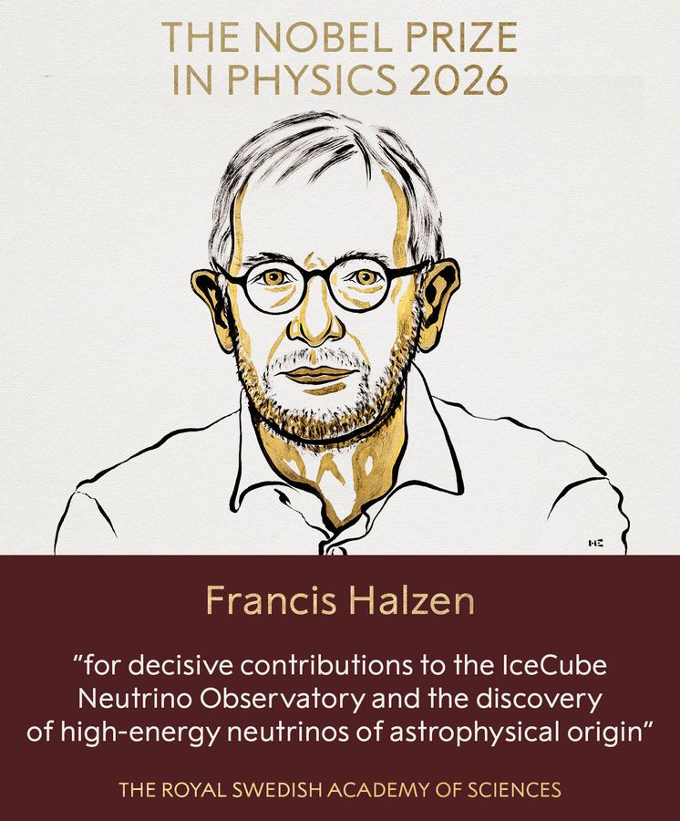 Francis Halzen, Nobel de Física por el hallazgo de neutrinos de origen astrofísico