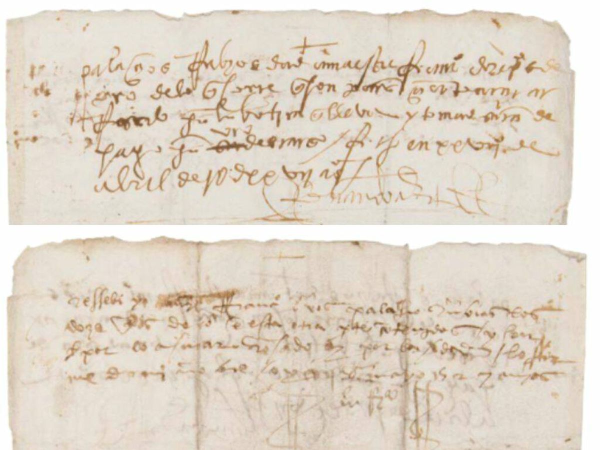 Foto: El FBI devuelve un "tesoro nacional" a México: se trata de esta carta de Hernán Cortes. (FBI.gov)