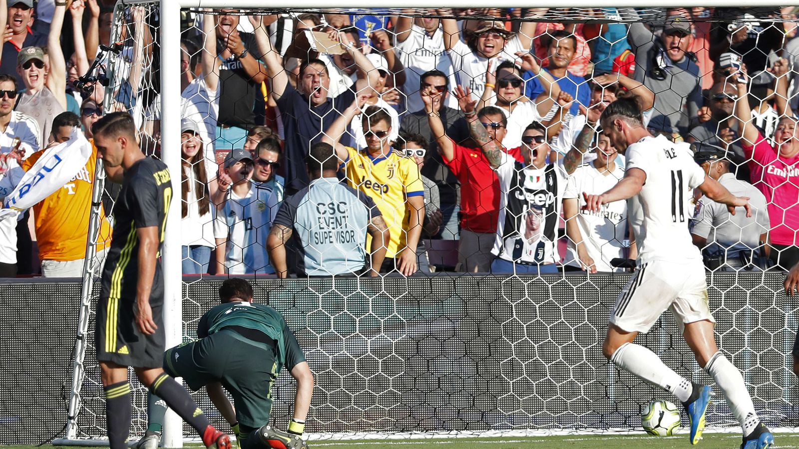 Foto: Bale empató el partido justo antes del descanso. (USA TODAY Sports)