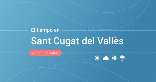 Foto: El tiempo en Sant Cugat del Vallès. (EC)