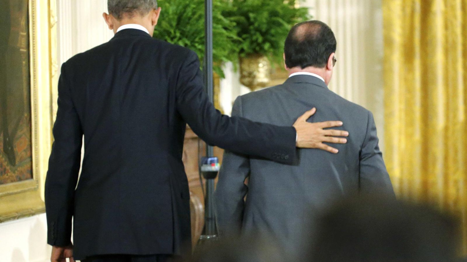 Foto: Barack Obama y François Hollande. (Reuters)