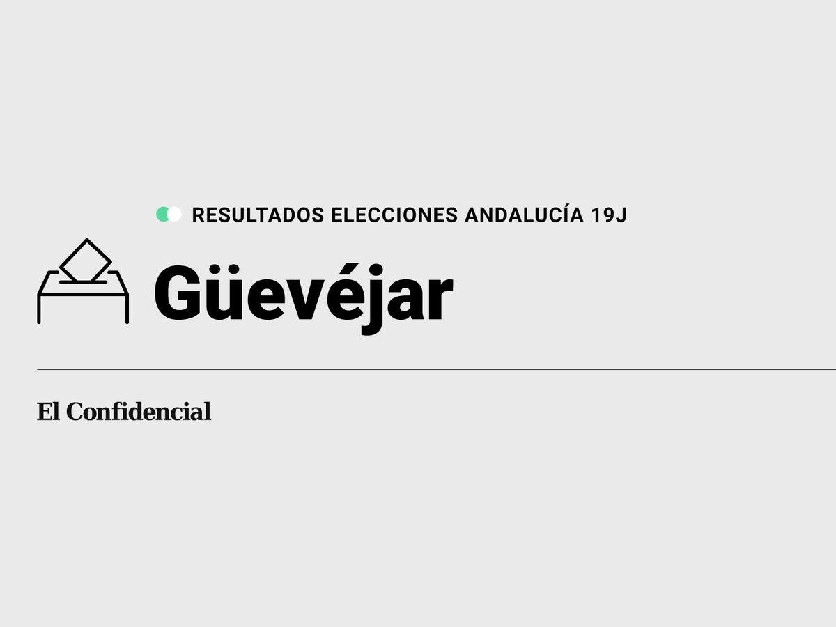 Foto: Resultados en Güevéjar, Granada, de las elecciones de Andalucía 2022 este 19-J (C.C./Diseño EC)