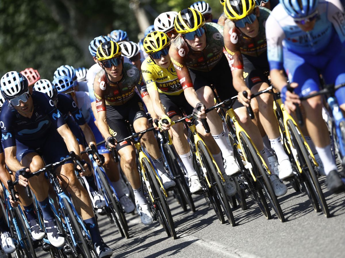 Foto: El pelotón, en la decimoquinta etapa del Tour de Francia. (REUTERS/Christian Hartmann)