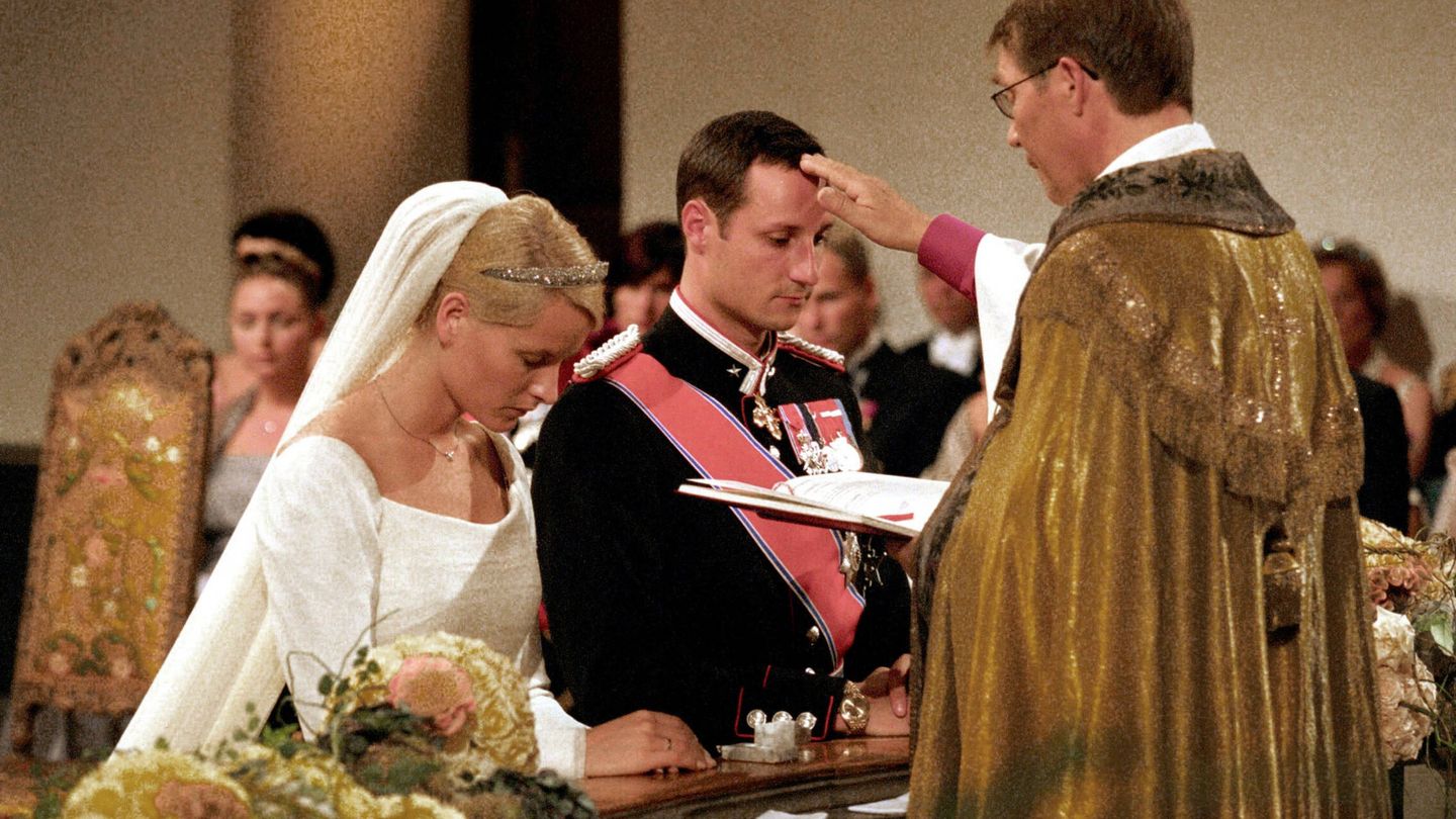 La boda de Haakon y Mette-Marit. (Getty)