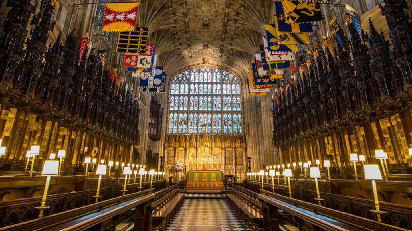 Interior de la capilla de Windsor. (Reuters)