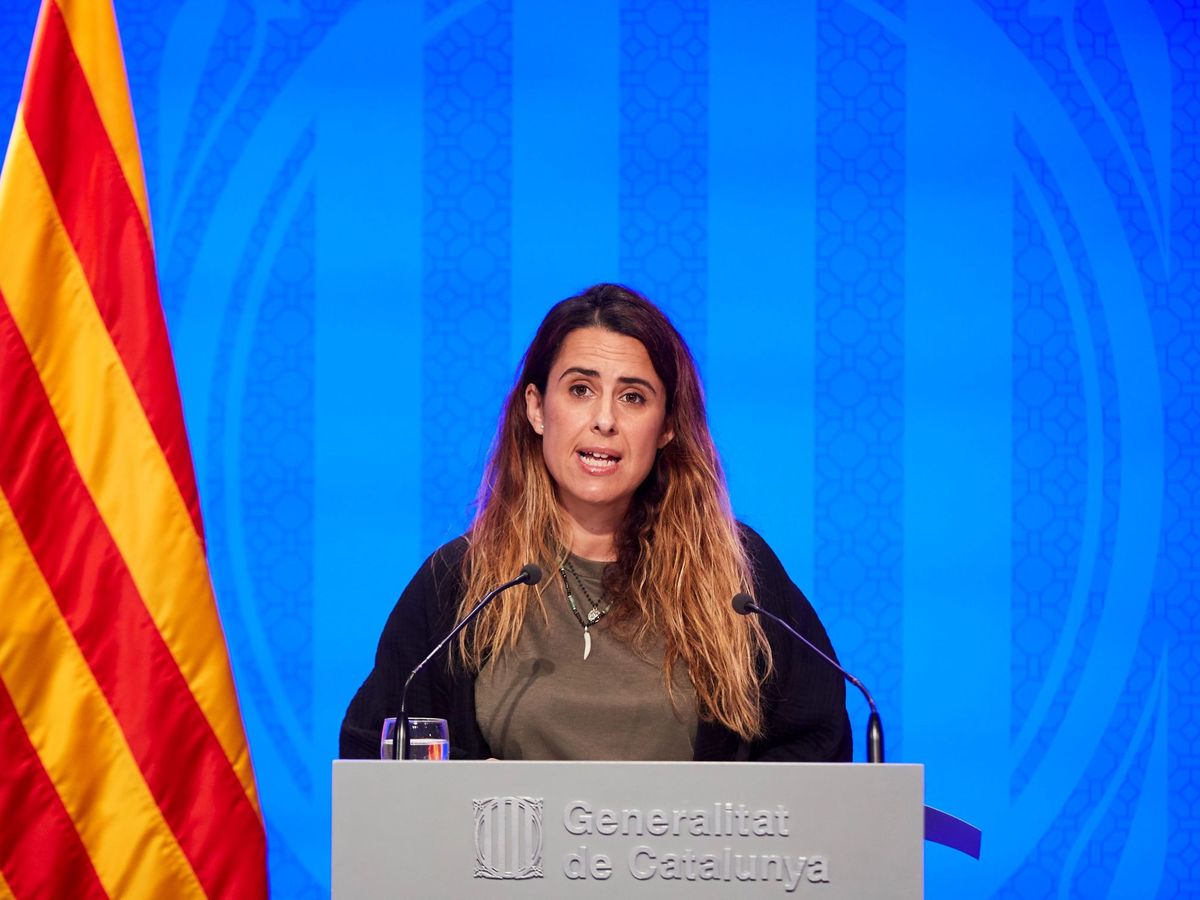 Foto: La nueva portavoz del Govern, Patrícia Plaja. (EFE/Alejandro García)