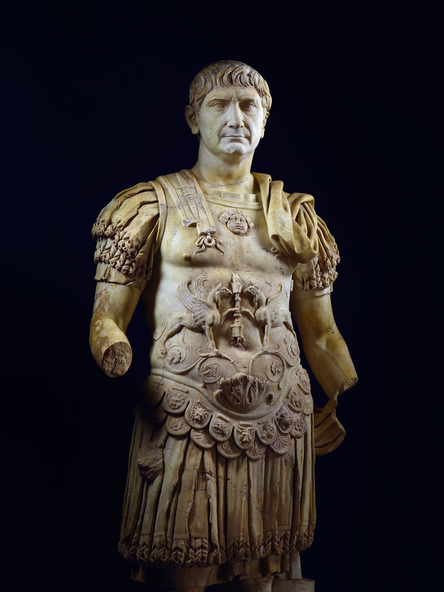 Trajano, uno de los emperadores durante la 'pax romana'. 