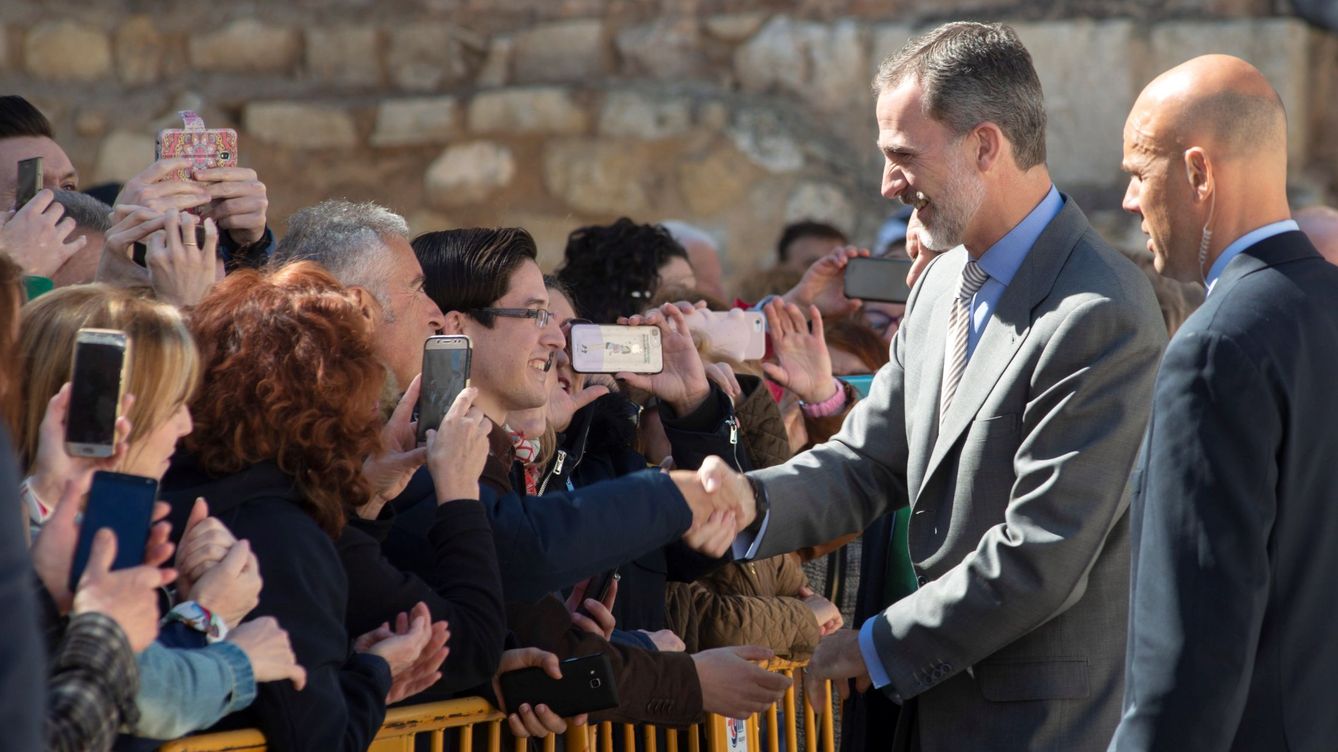 Foto: Felipe VI, en unas jornadas agrícolas en Jaén. (EFE)