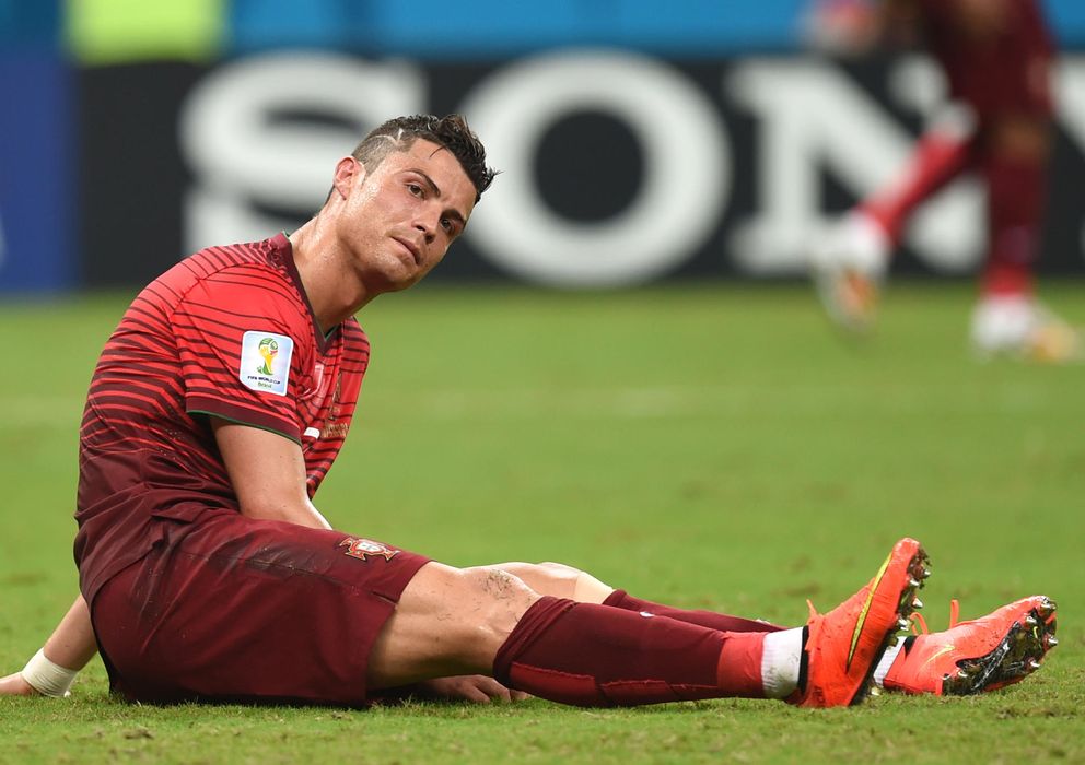 Foto: Cristiano Ronaldo no ha conseguido brillar en el Mundial por culpa de sus problemas físicos.
