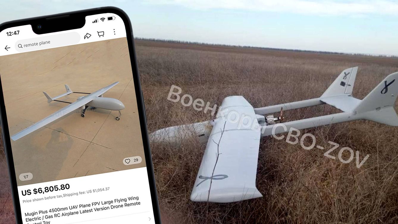 Foto: El dron chino Mugin-5 Pro se vende en AliExpress por menos de 7.000 dólares.