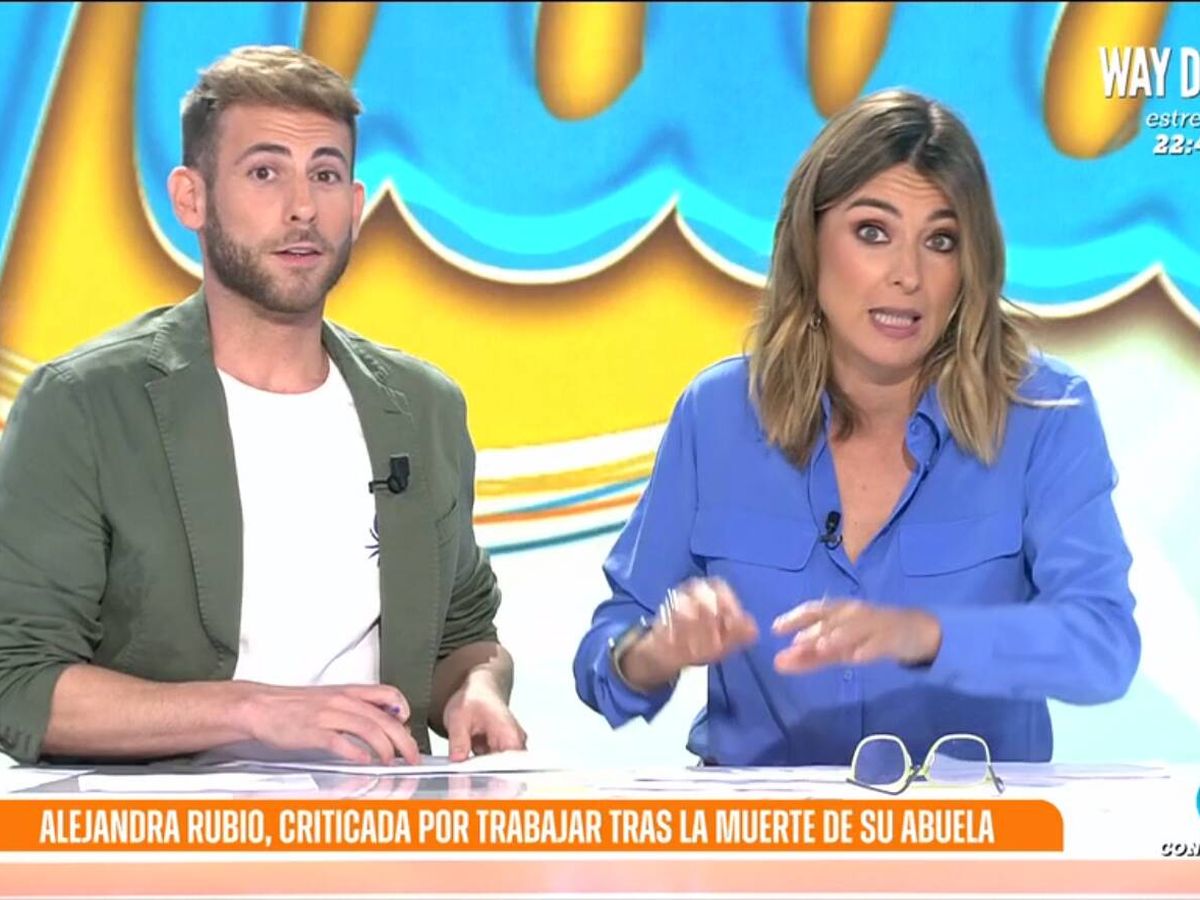 Foto: Los presentadores de 'Así es la vida', Sandra Barneda y César Muñoz. (Mediaset)