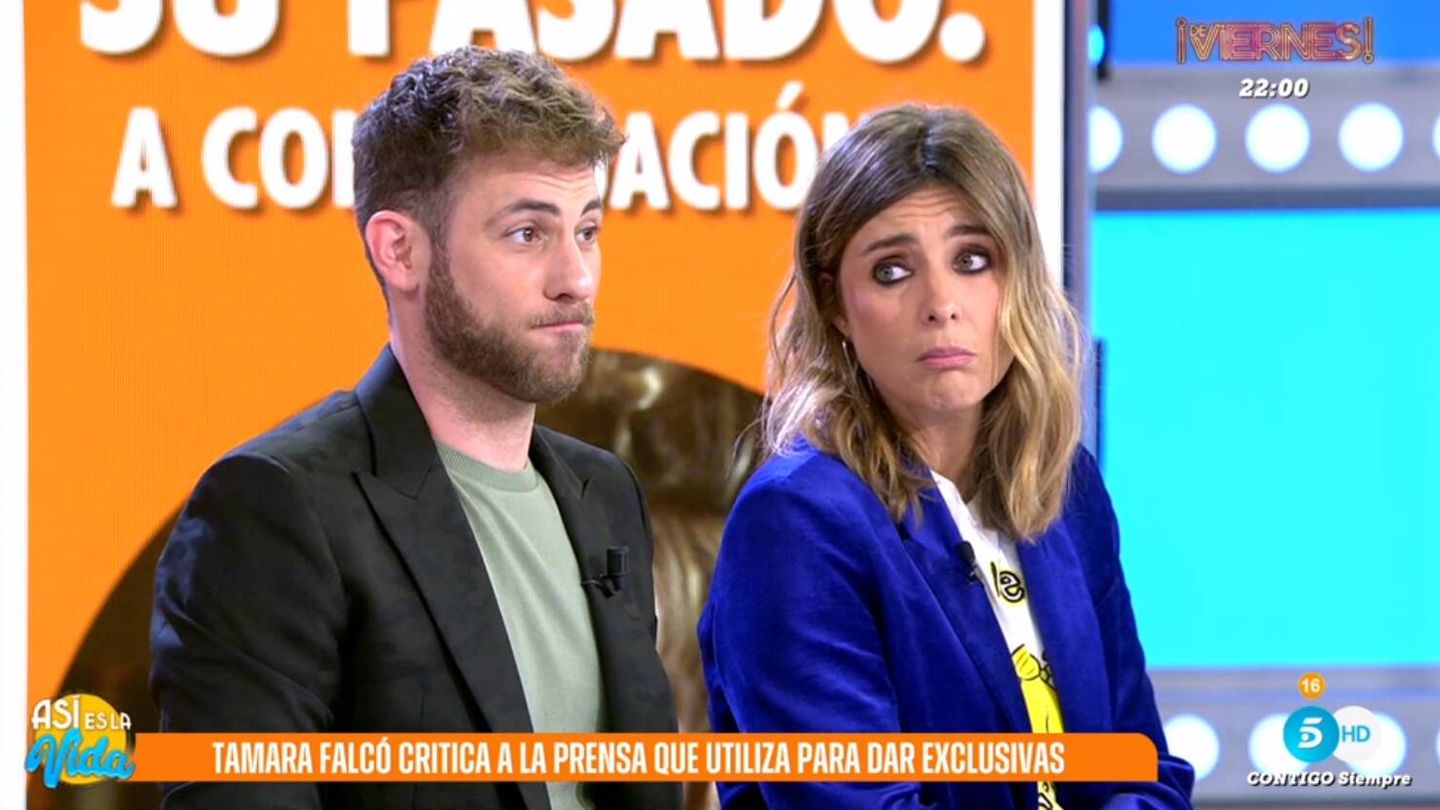 César Muñoz y Sandra Barneda en 'Así es la vida'. (Mediaset España)