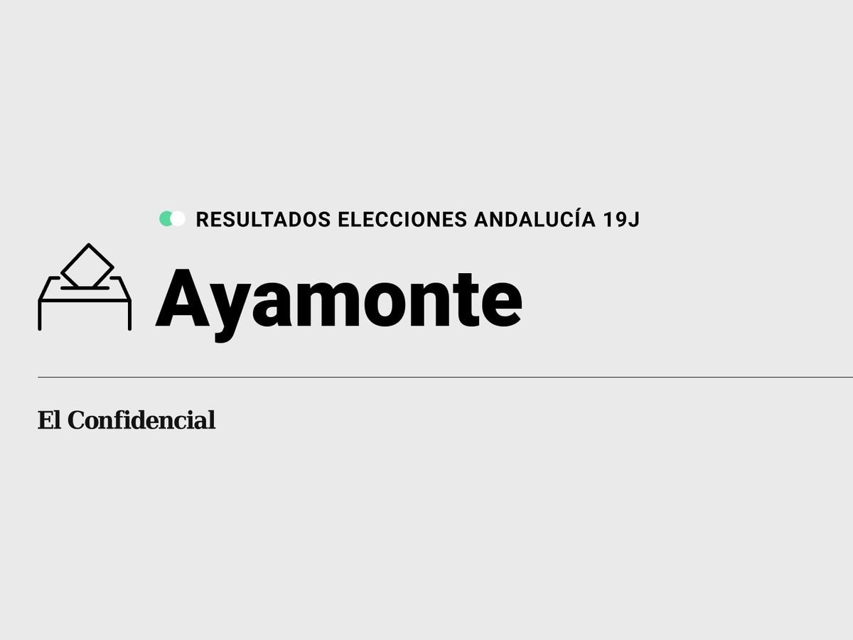 Foto: Resultados en Ayamonte, Huelva, de las elecciones de Andalucía 2022 este 19-J (C.C./Diseño EC)