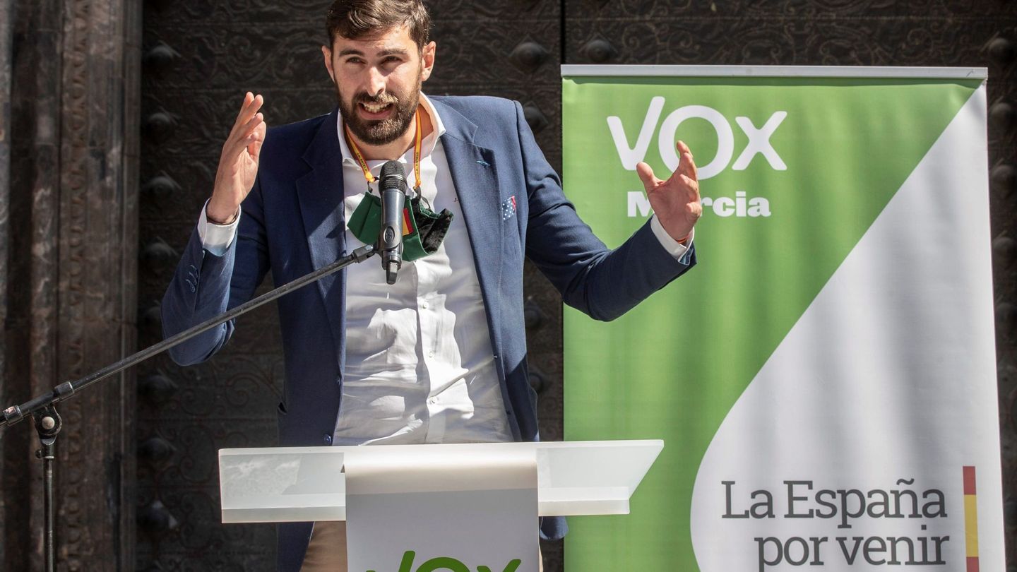 José Ángel Antelo, en un acto de Vox. (EFE/Marcial Guillén)