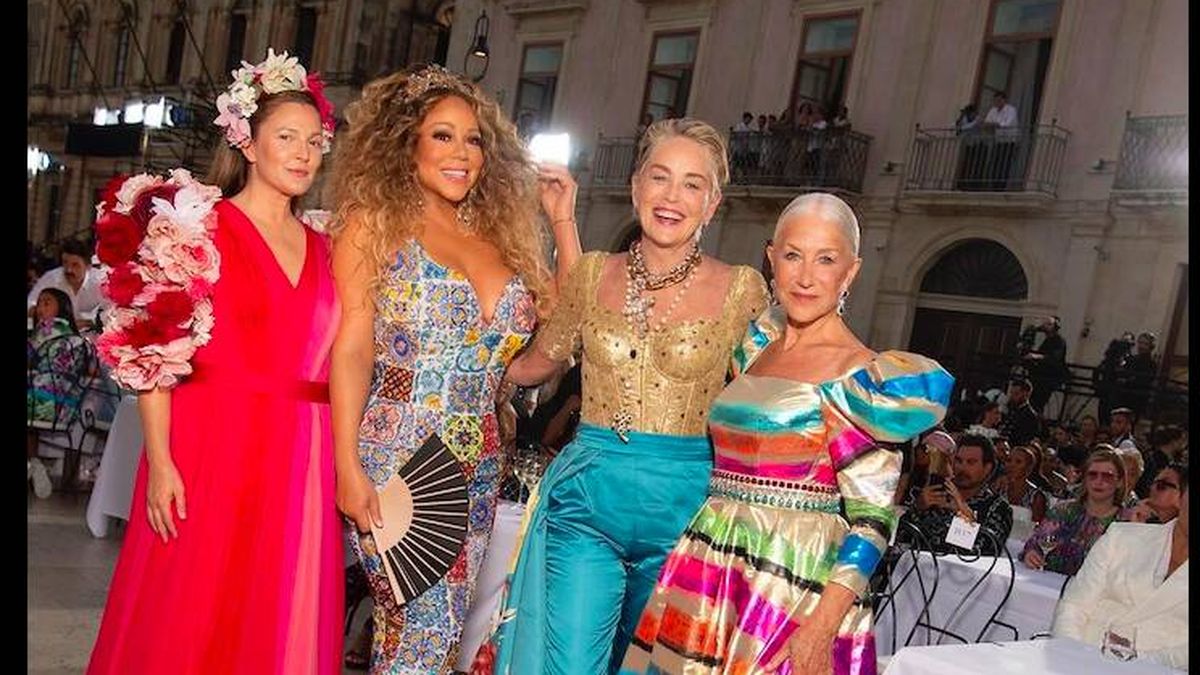 Sharon Stone, Laura Pausini y Mariah Carey se despiden de la Alta Costura