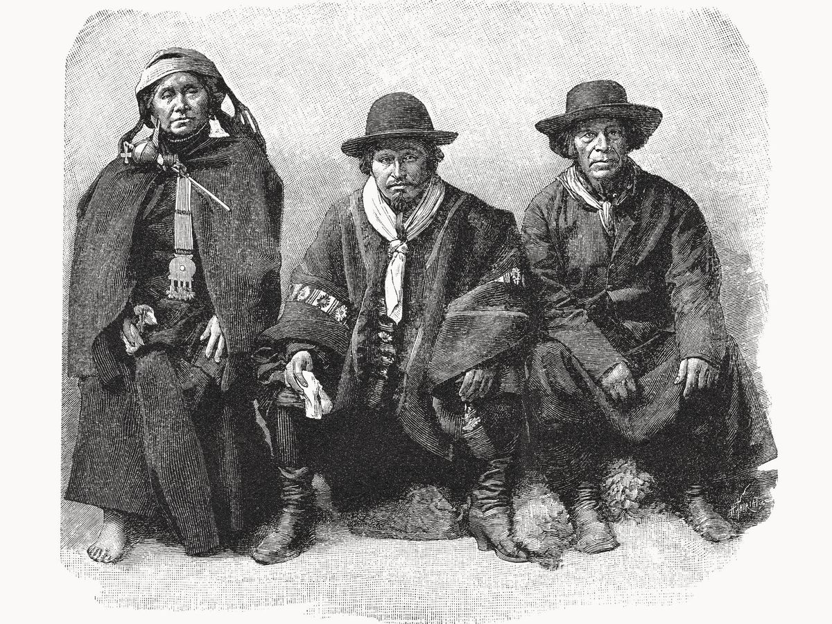 Foto: Un grabado del pueblo mapuche. (iStock)