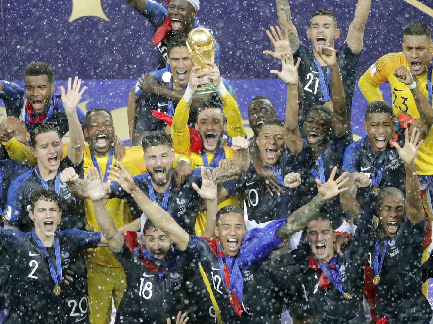 Francia, campeona del mundo 2018. (EFE)