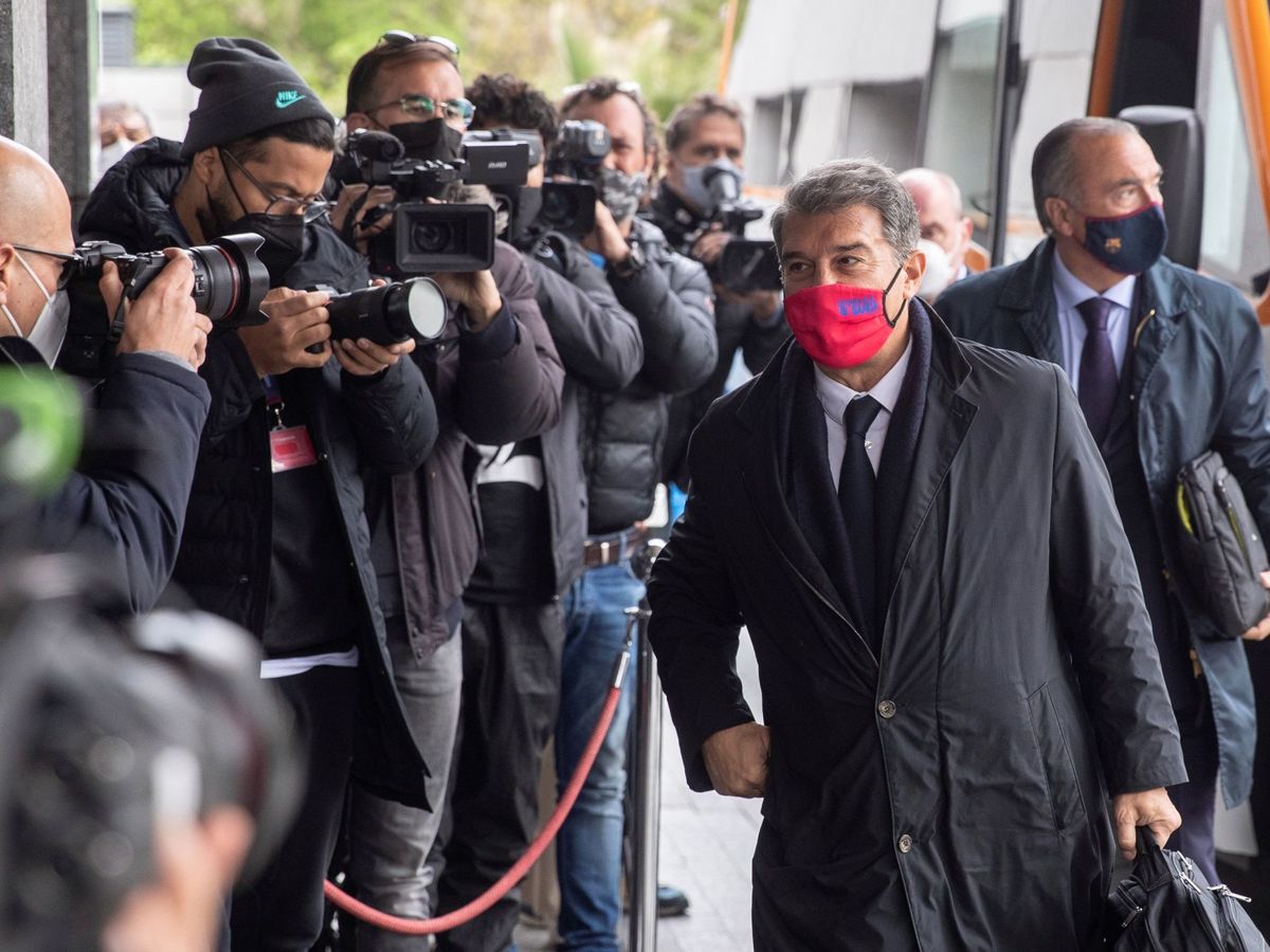 Foto: Laporta, presidente del FC Barcelona. (Reuters)