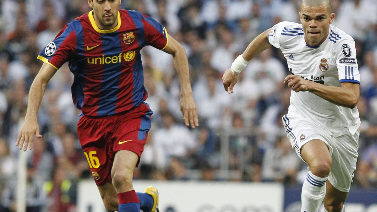 Pepe y Sergio Busquets, en la lista de los diez jugadores más odiados del fútbol