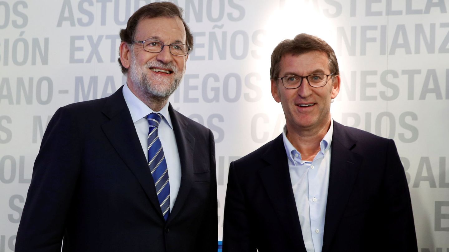 Mariano Rajoy y Alberto Núñez Feijóo, en una imagen de archivo. (Reuters)