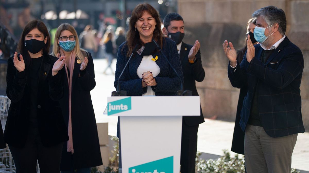 Borràs (JxCat) retomará el compromiso del 1-O si es elegida presidenta de Cataluña