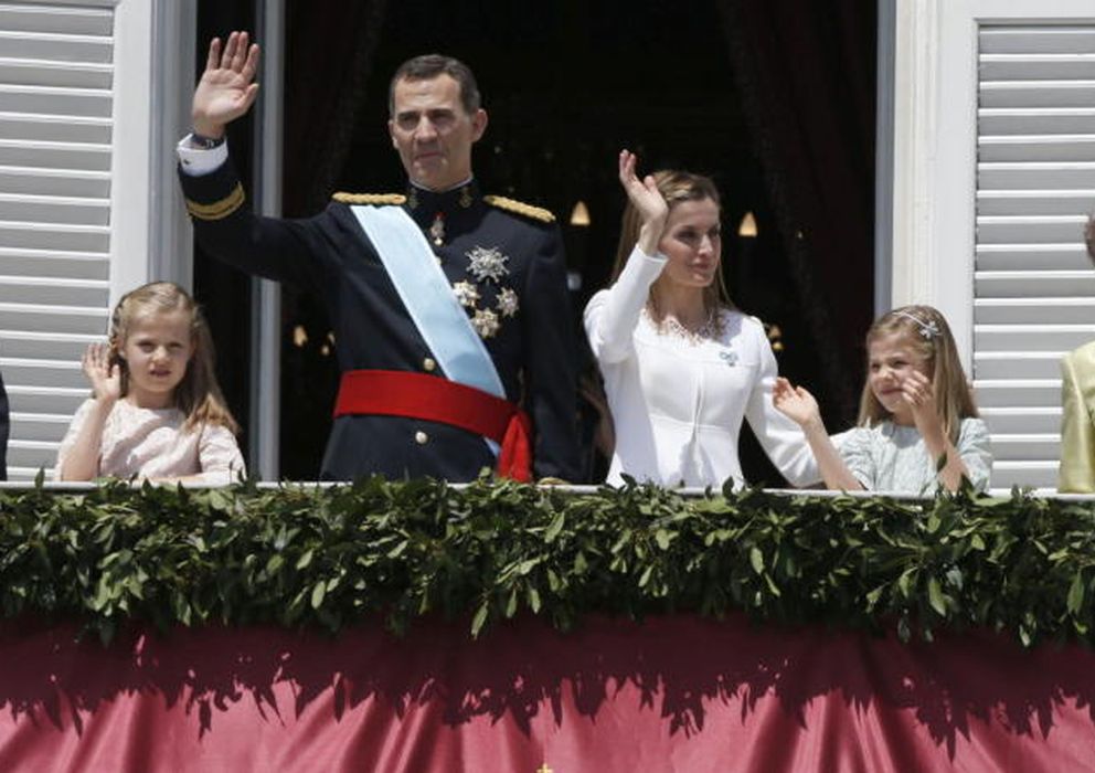 Foto: La Familia Real, el día de la proclamación de Felipe VI (Gtres)