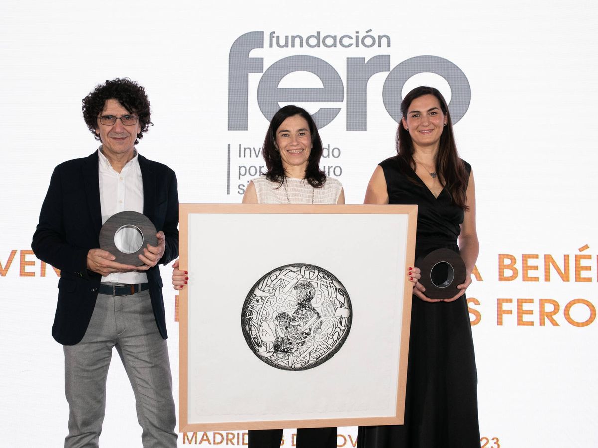 Foto: Dr. Marcos Malumbres, Dra. Marta Alonso y Dra. Alexandra Avgustinova. Foto: Fundación FERO