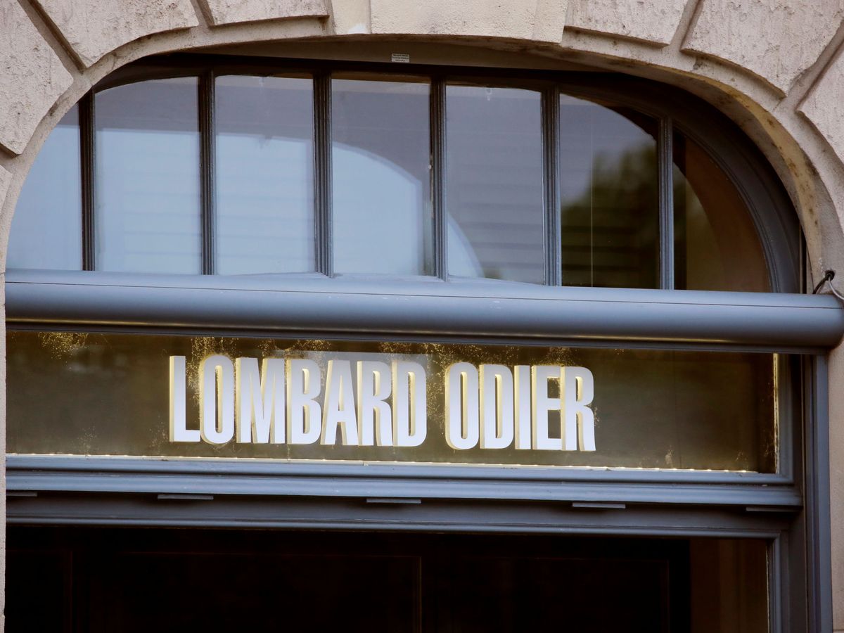 Foto: Logo de Lombard Odier. (Reuters/Wiegmann)