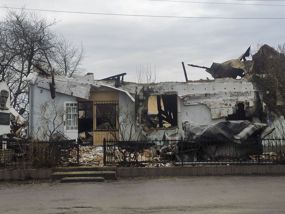 Foto: Edificación destruida por ataque de drones en imagen de archivo. (EFE/Rostyslav Averchuk)