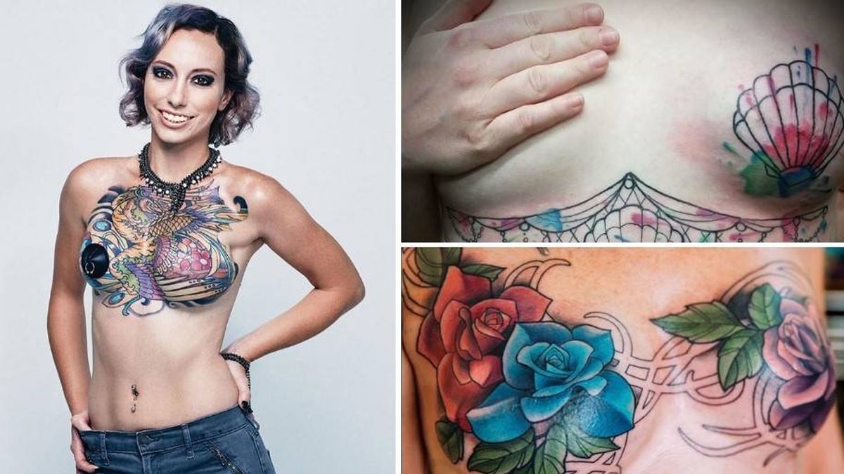 Arte contra el cáncer: así son los tatuajes después de una mastectomía