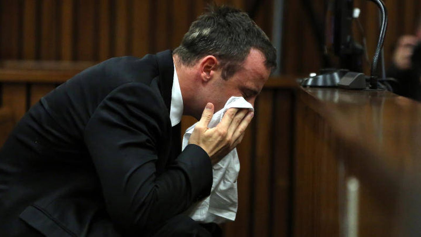 Oscar Pistorius durante el juicio. (Gtres)
