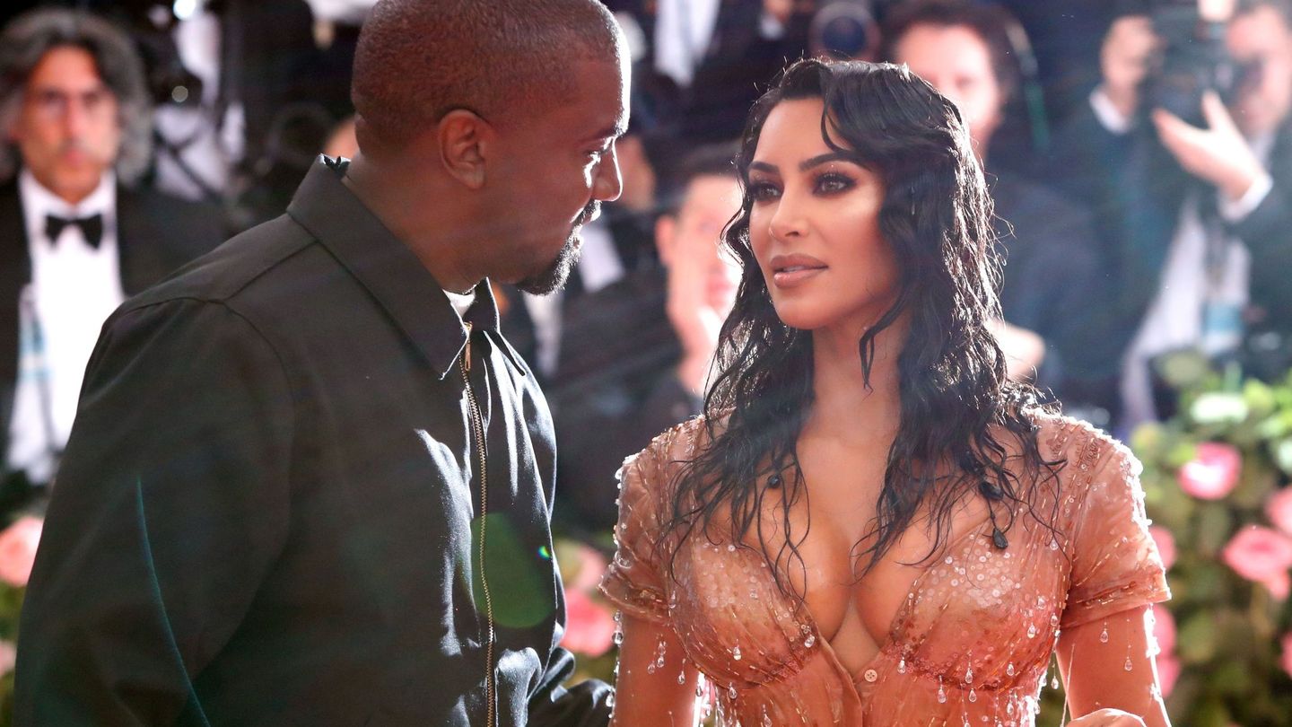 Kim Kardashian y Kanye West en una imagen de archivo. (Reuters)