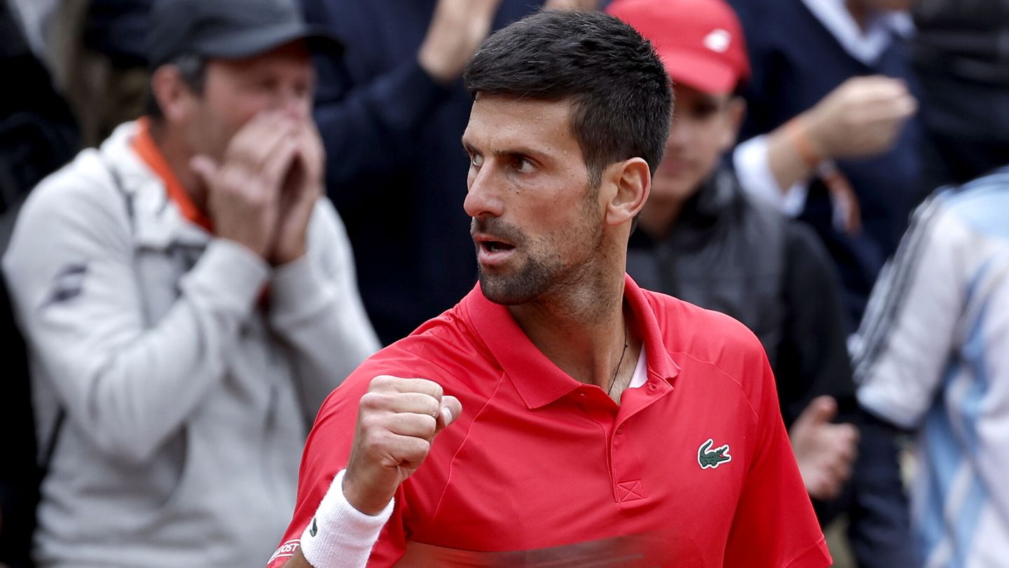 Djokovic, tras ganar su partido. (EFE/EPA/ Christophe Petit) 