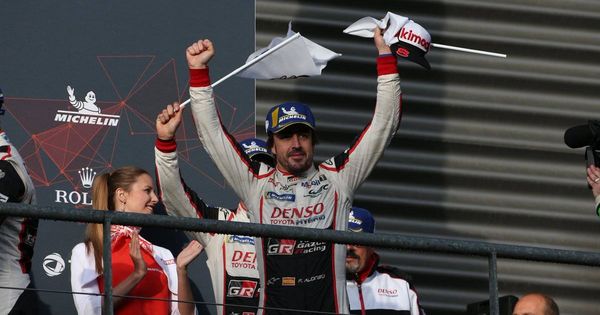 Foto: El Toyota 8 de Fernando Alonso se llevó la victoria en Spa. (Twitter: @Toyota_Hybrid)