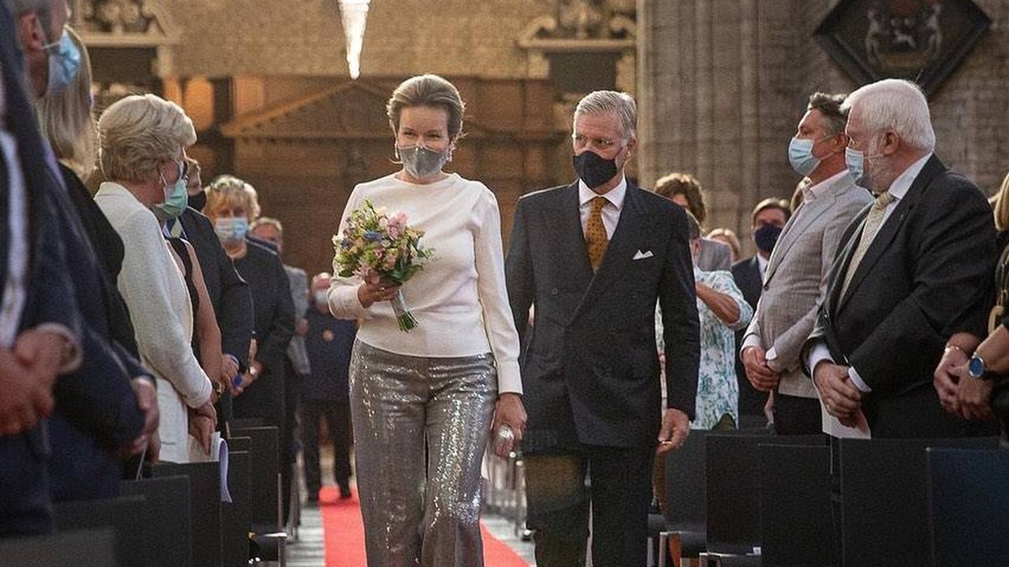 Los reyes Felipe y Matilde de Bélgica. (Instagram @belgianroyalpalace)