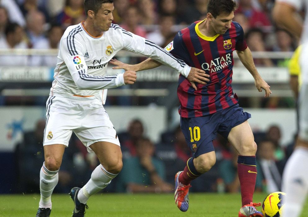 Foto: Messi y Cristiano Ronaldo, durante el último Clásico disputado en el Camp Nou