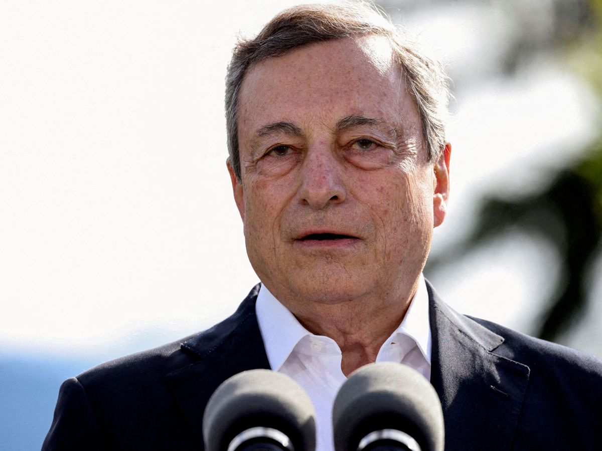 Foto: El primer ministro italiano, Mario Draghi. (Reuters/Lukas Barth)