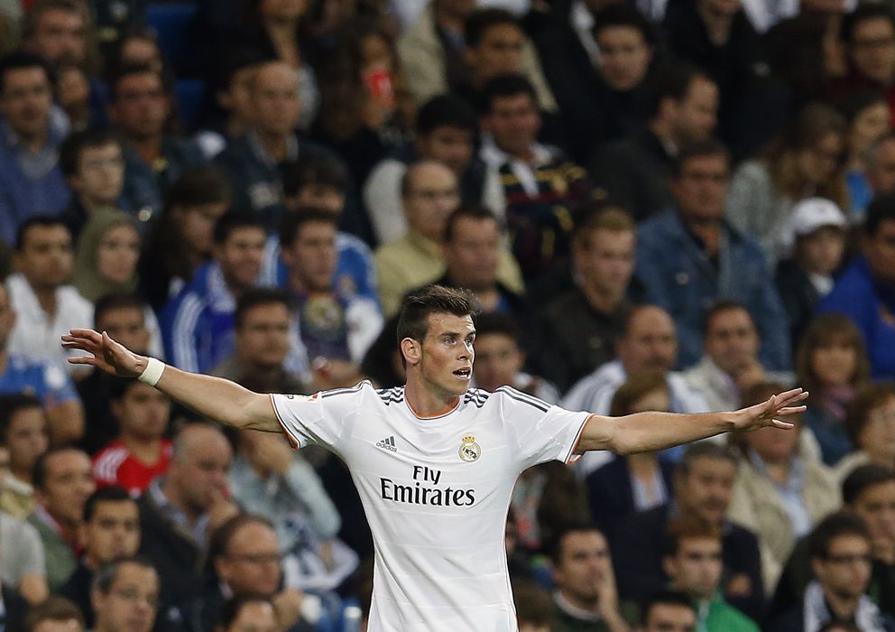 Foto: Bale, durante un partido con el Real Madrid (EFE)