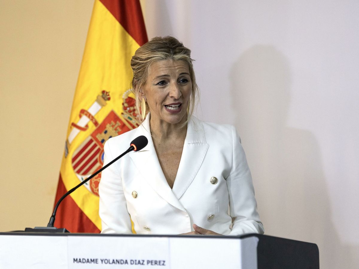 Foto: La ministra de Trabajo, Yolanda Díaz. (EFE/Jerome Favre)