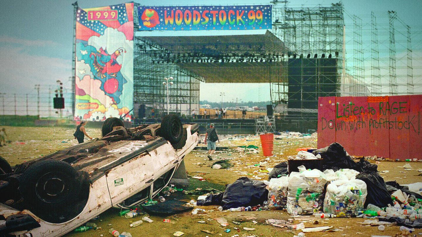 Una imagen de 'Fiasco total: Woodstock 99'. (Netflix)