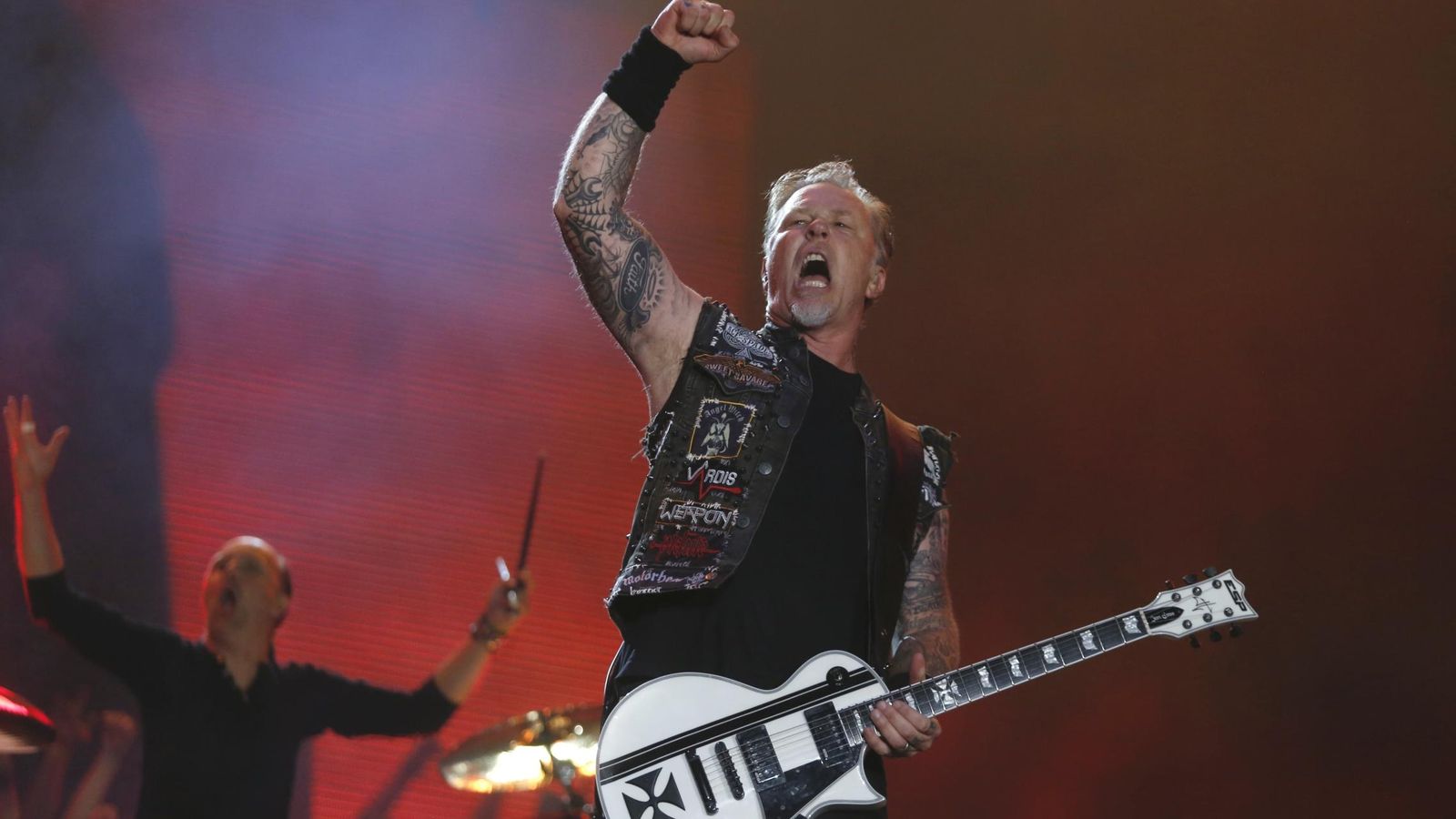 Foto: James Hetfield, de Metallica, durante un concierto. (Reuters)