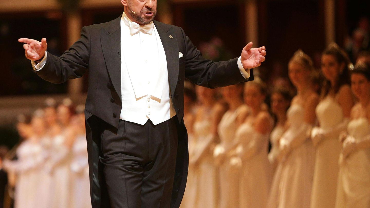 Carlos Álvarez, en el baile de la ópera de Viena de 2015. (EFE)