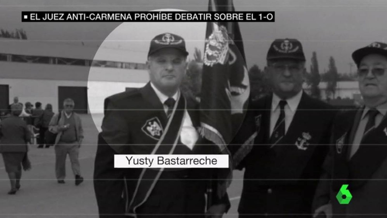 Foto: Imagen del juez Yusty Bastarreche en un vídeo de La Sexta.